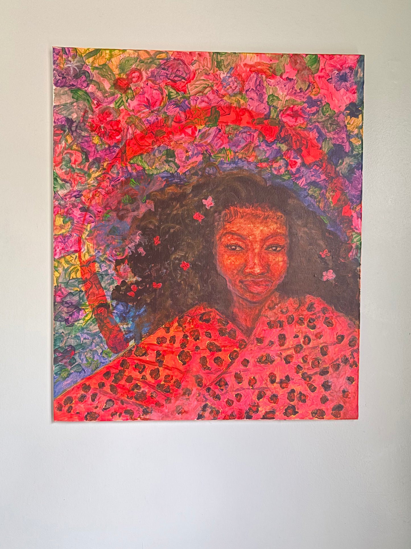 Girl In A Kimono Print